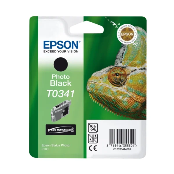 Epson T0341 Photo Black Ink Cartridge - C13T03414010