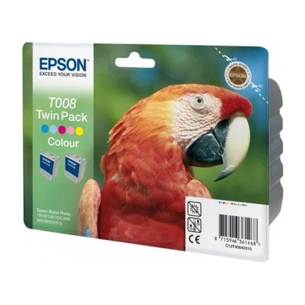 Epson T0084 Ink Cartridge Twin Pack - C13T00840310