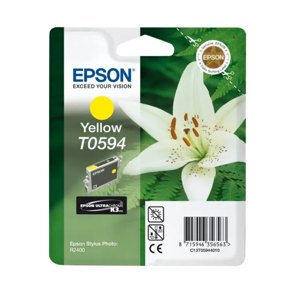 Epson T0594 Yellow Ink Cartridge - C13T05944010