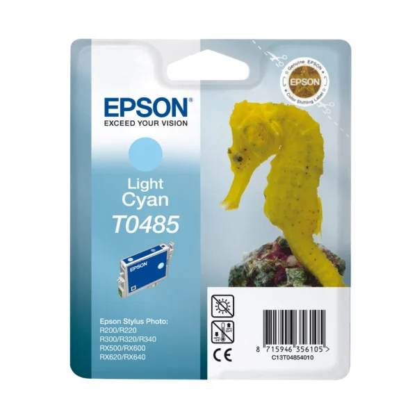 Epson T0485 Light Cyan Ink Cartridge - C13T04854010