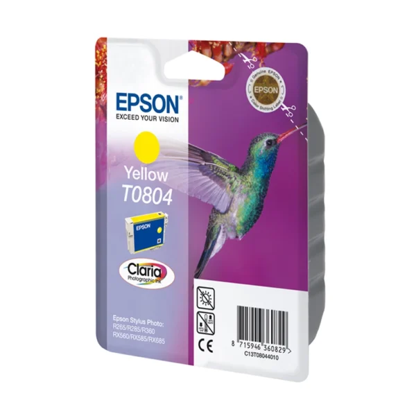 Epson T0804 Yellow Ink Cartridge - C13T08044010