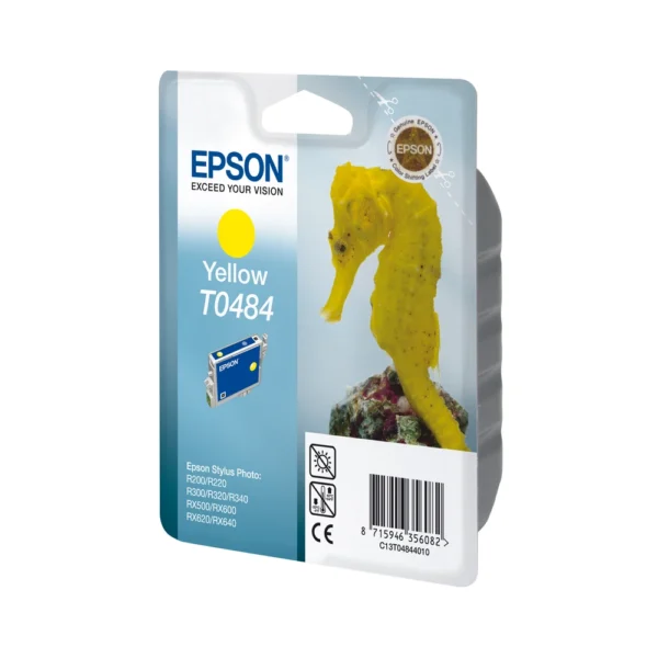 Epson T0484 Yellow Ink Cartridge - C13T04844010