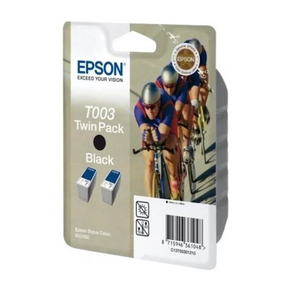 Epson T0030 Black Ink Cartridge Twin Pack - C13T00301210