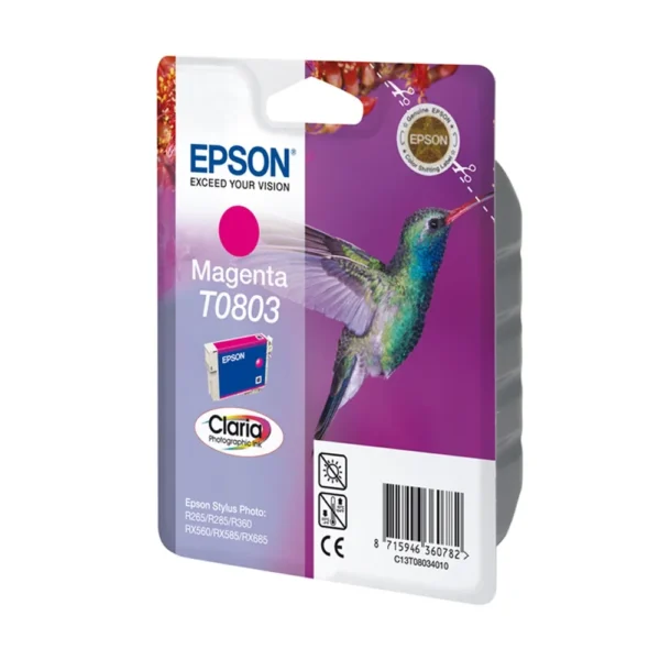 Epson T0803 Magenta Ink Cartridge - C13T08034010