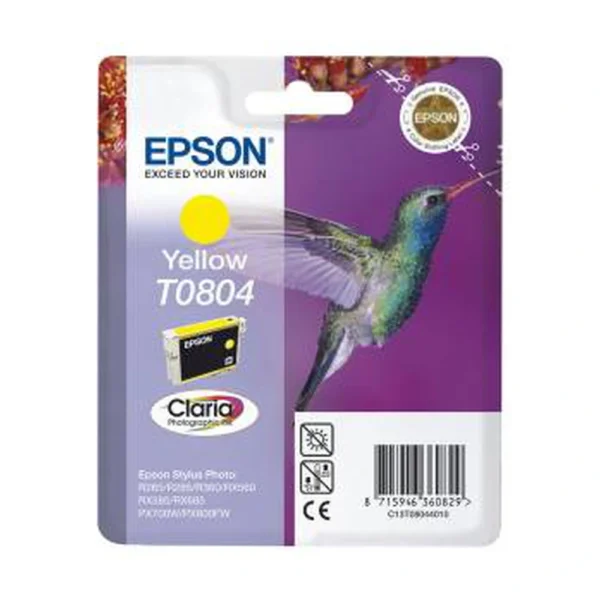 Epson T0804 Yellow Ink Cartridge - C13T08044020