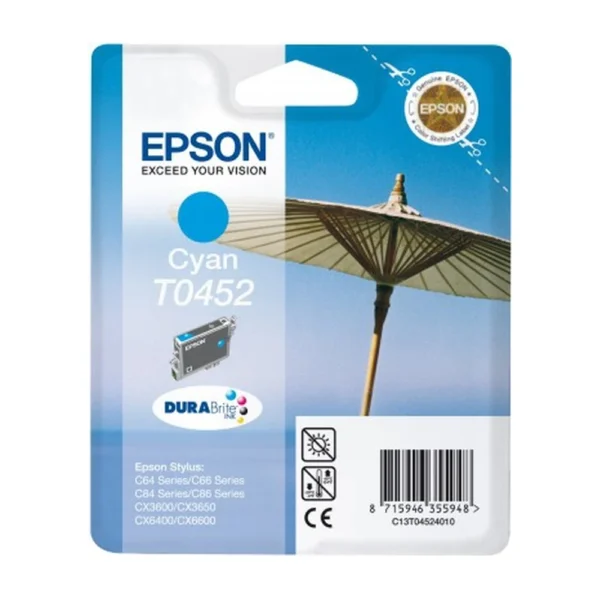Epson T0452 Cyan Ink Cartridge - C13T04524030