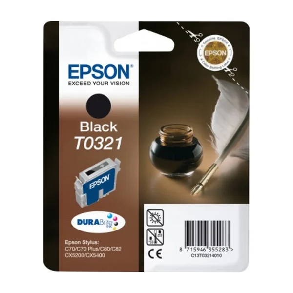 Epson T0321 Black Ink Cartridge - C13T03214020