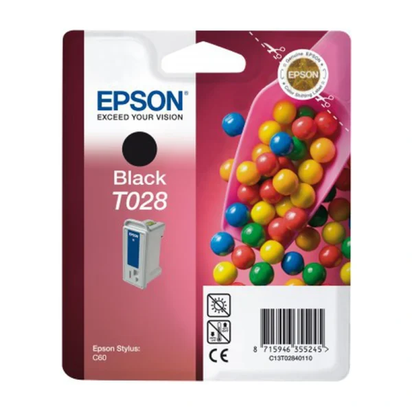 Epson T0284 Black Ink Cartridge - C13T02840120