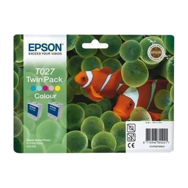 Epson T0274 Ink Cartridge Twin Pack - C13T02740320