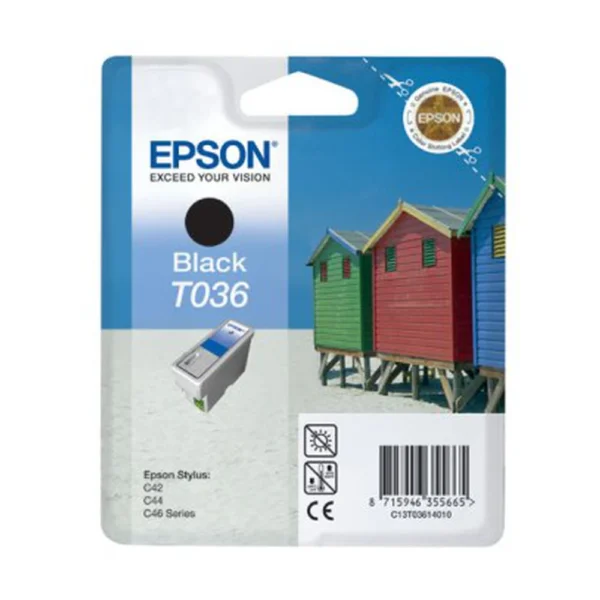 Epson T0361 Black Ink Cartridge - C13T036120-LA