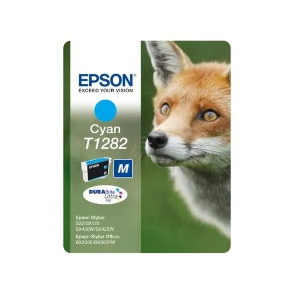 Epson T1282 Cyan Ink Cartridge - C13T12824011