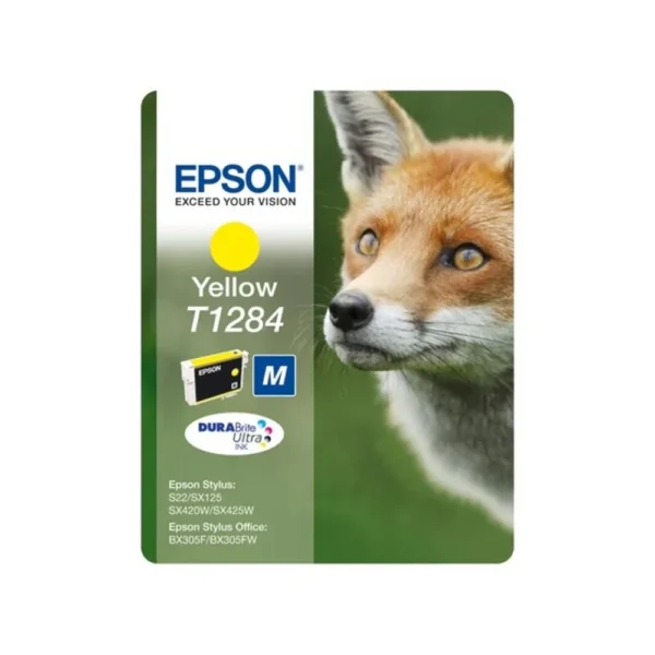 Epson T1284 Yellow Ink Cartridge - C13T12844021