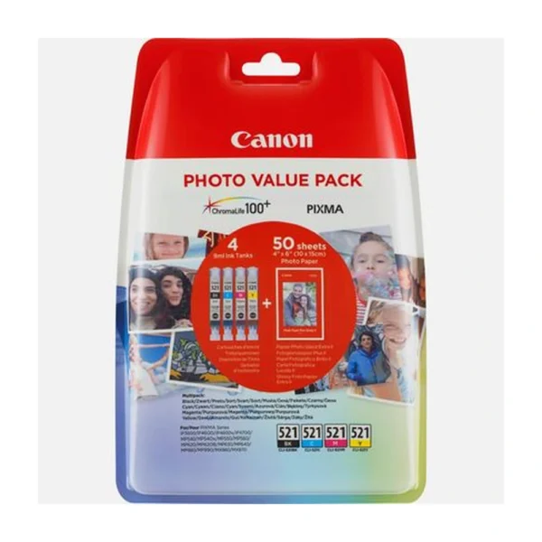 Canon CLI-521 Cyan Ink Cartridge - 2934B009